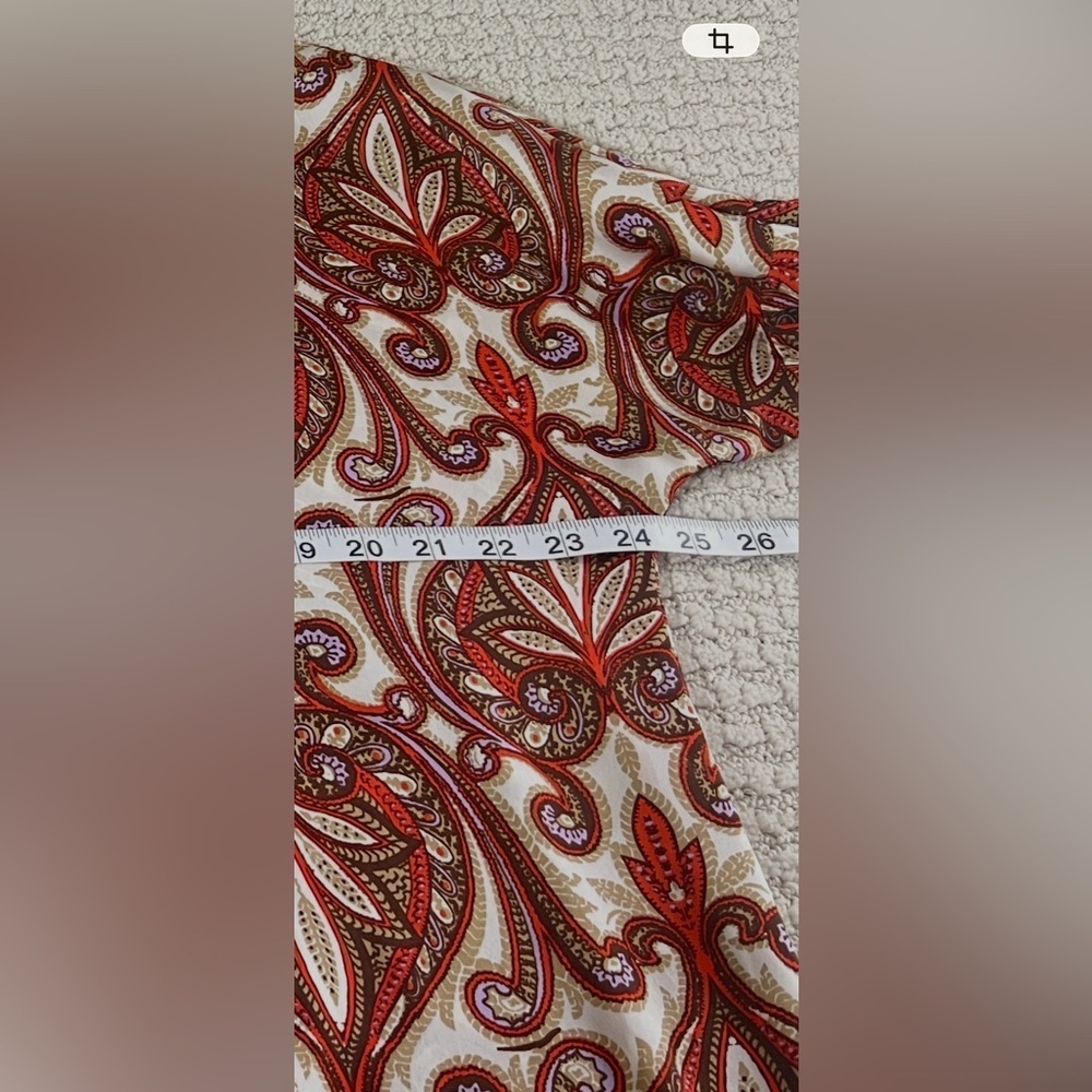 MICHAEL Michael Kors Paisley Blouse in Red and Brown - Picture 4 of 9